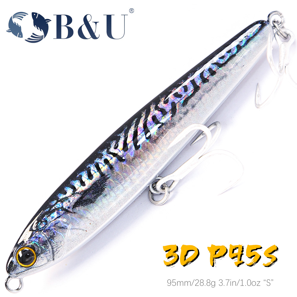 Fishing Lure Jerkbait - B&U Sinking Pencil Fishing Lure Weight
