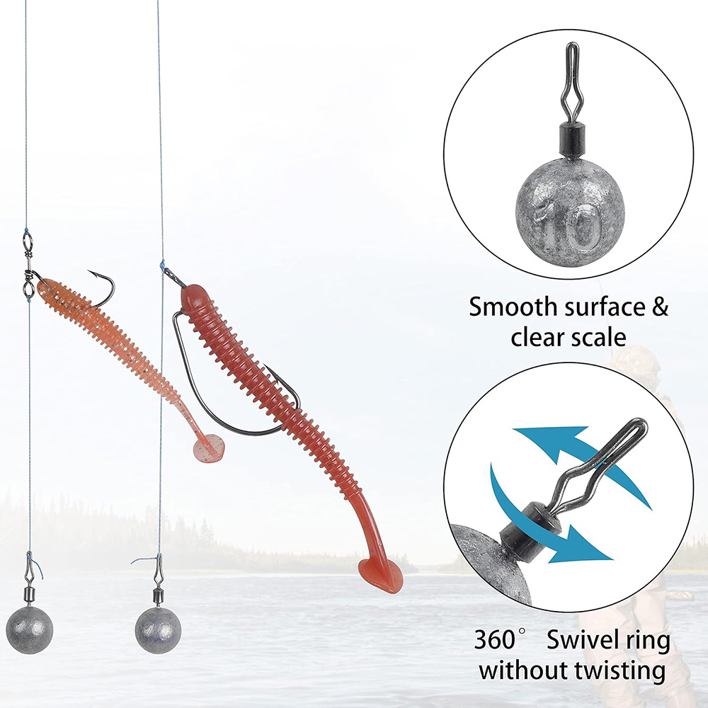 10Pcs Fishing Weight Lead 2.5G - Fishing Lure Popper review and price