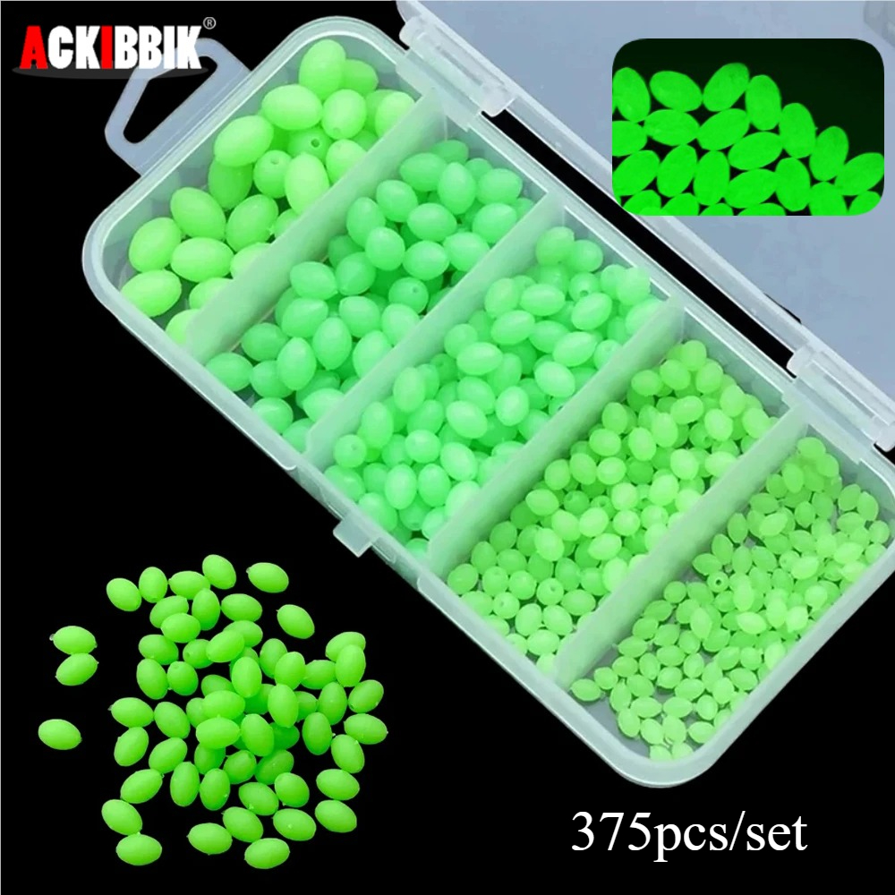 Ackibbik 375pcs/box Luminous F - Fishing Lure Soft Plastic review and price