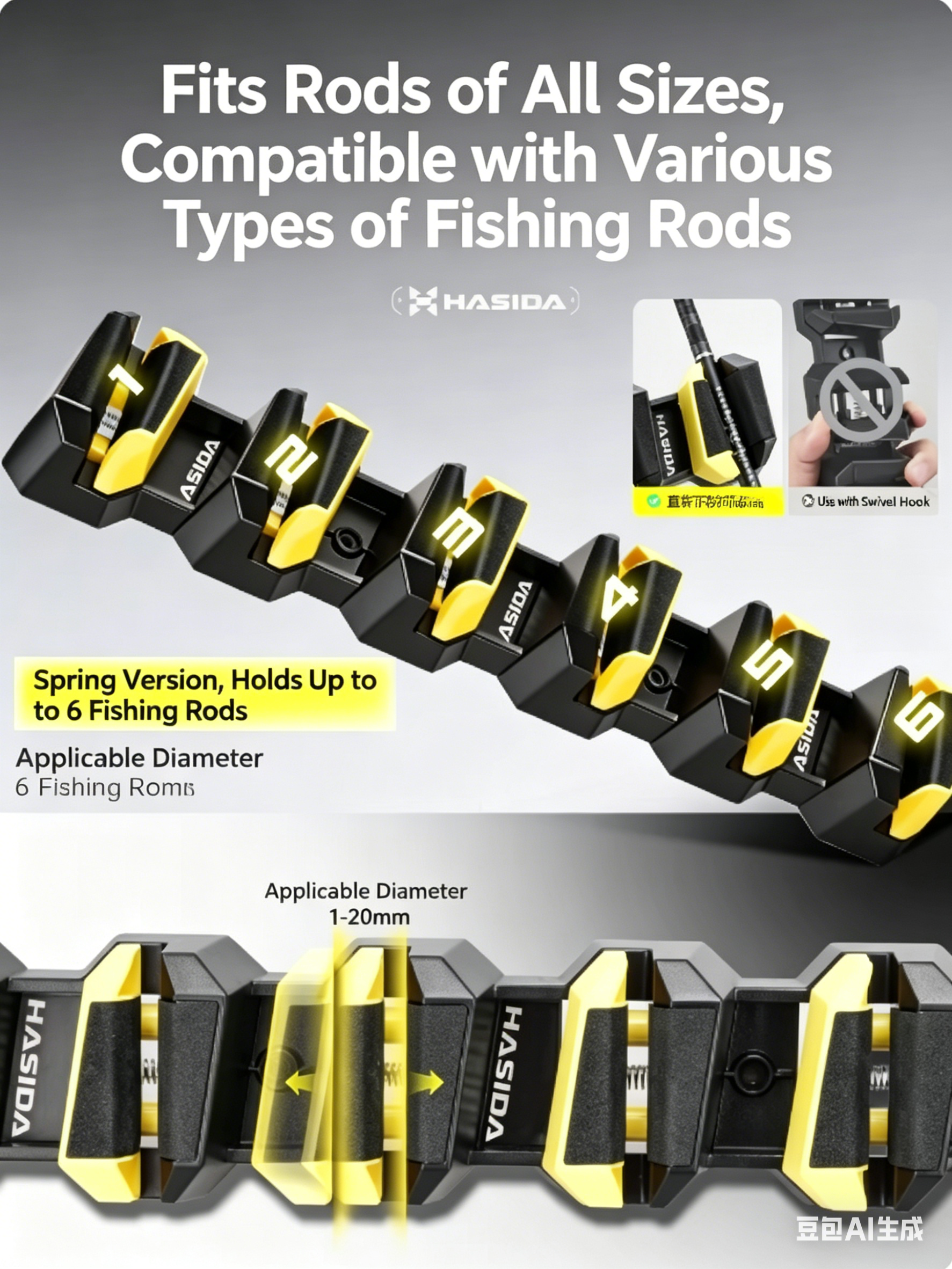 HISTAR Soft Rubber Wall-Mounte - Fishing Lure Accessories review and price