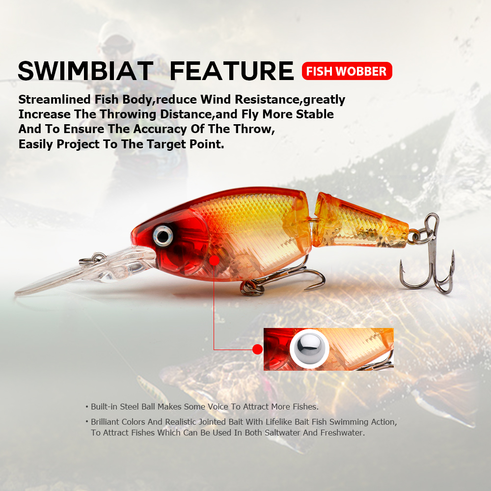 Agoie Deep Diving Crankbaits J - Fishing Lure Popper review and price