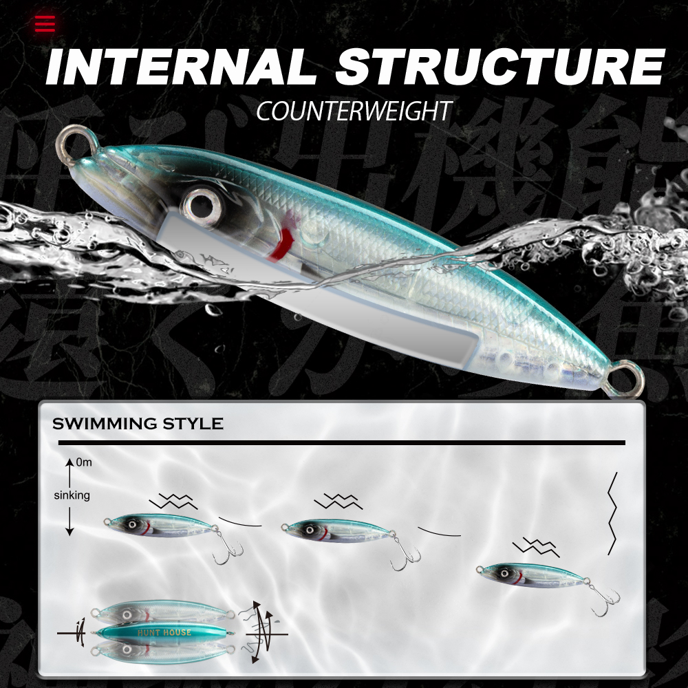 Hunthouse Fishing Slow Sinking - Fishing Lure Buzzbait review and price
