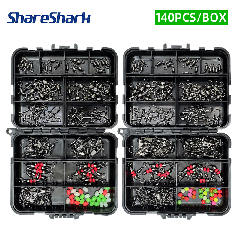 ShareShark 140Pcs fishing acce - Fishing Lure Kit review and price