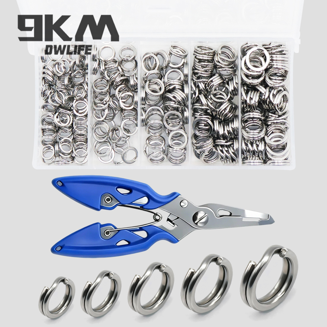 9KM 260-280pcs Fishing Split R - Fishing Lure Making Kit review and price