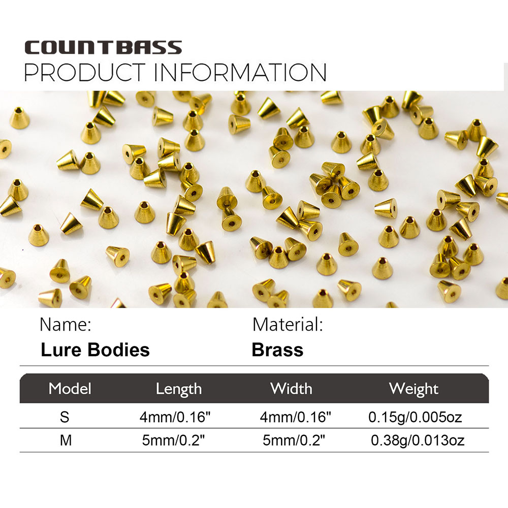 Countbass 10pcs Solid Brass Co - Fishing Lure Buzzbait review and price
