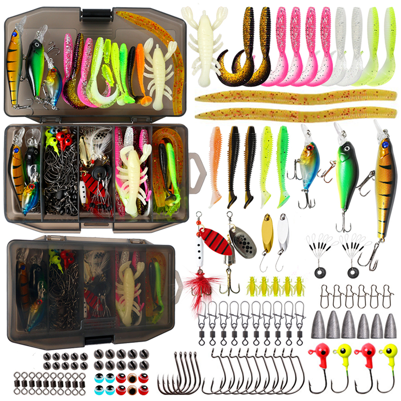 New 120PCS Fishing Lure Set So - Fishing Lure Jig review and price