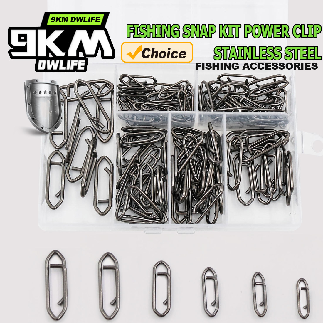 9KM Fishing Snap Kit 110pcs Po - Fishing Lure Making Kit review and price