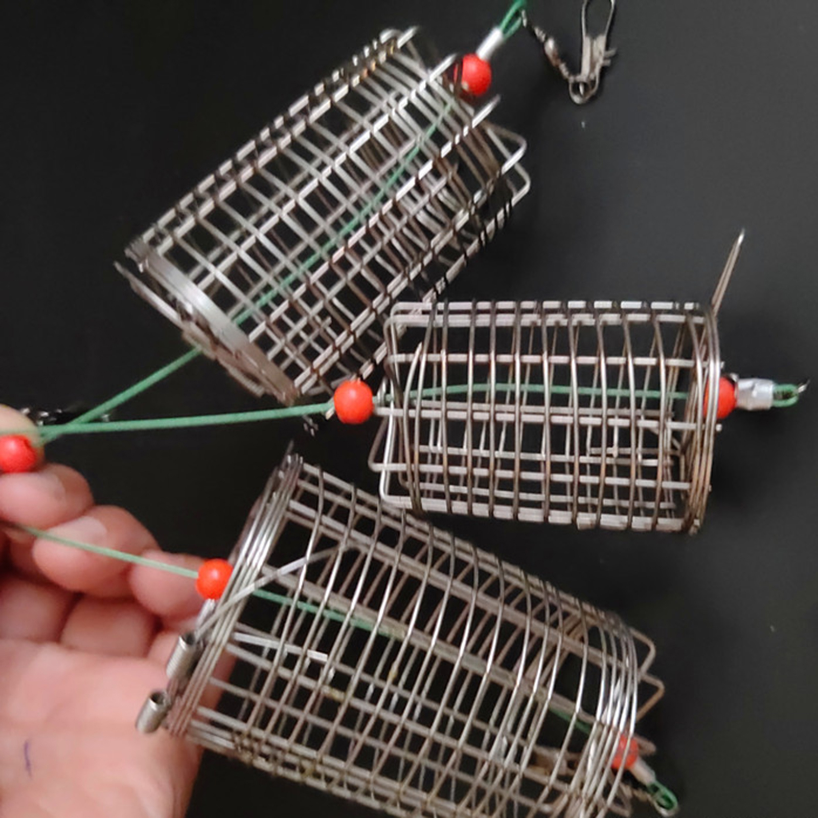 5x Solid Fishing Feeder Cage T - Fishing Lure Box review and price