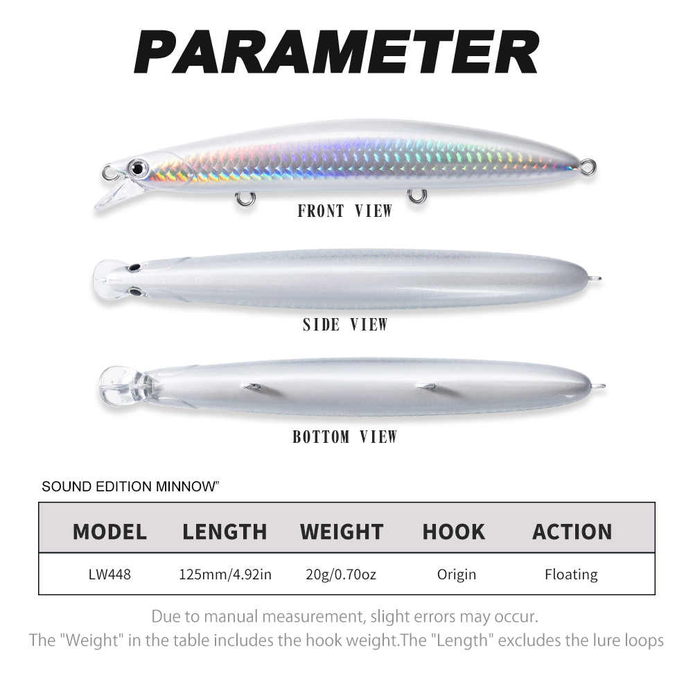 Hunthouse Sound Edition Minnow - Fishing Lure Jerkbait review and price