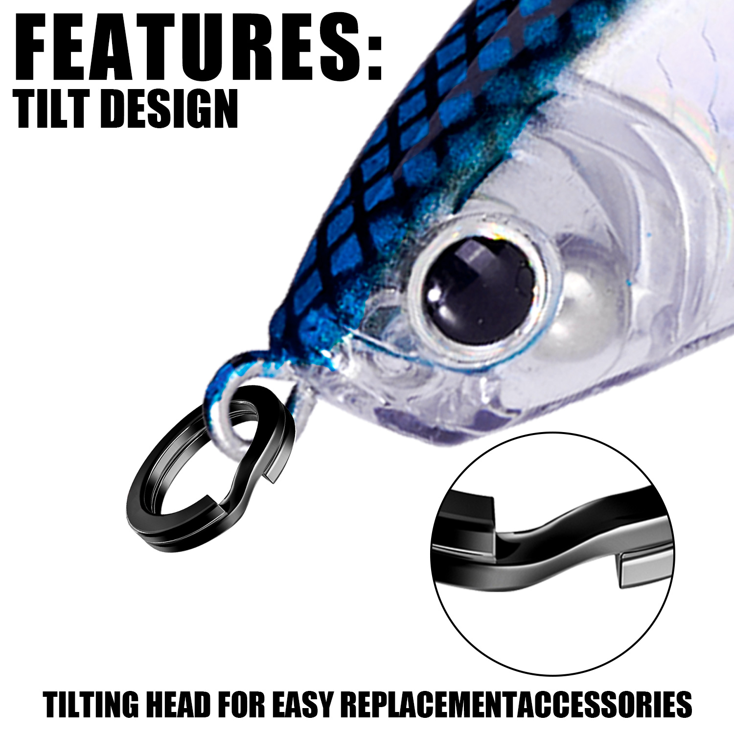 100pcs Fishing Split Rings Sta - Fishing Lure Making Kit review and price