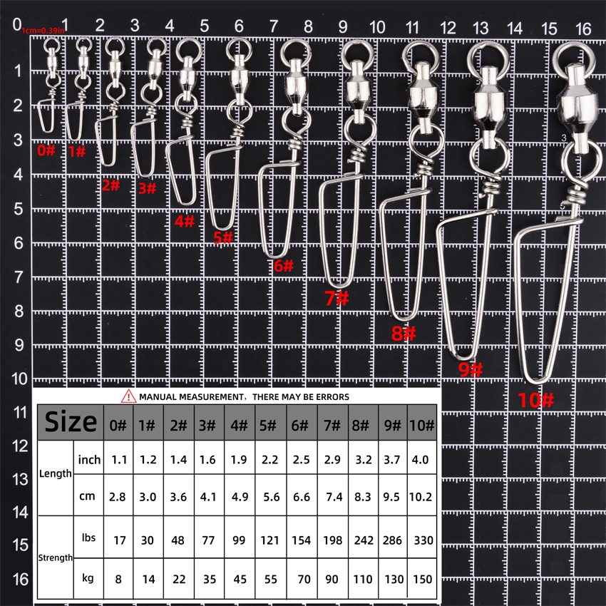 50pcs Fishing Ball Bearing Swi - Fishing Lure Box review and price