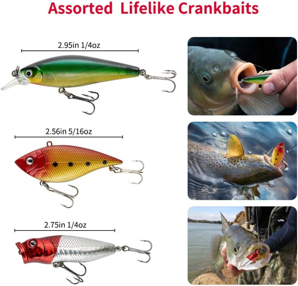 78Pcs Fishing Lures Kit for Ba - Fishing Lure Spoon review and price