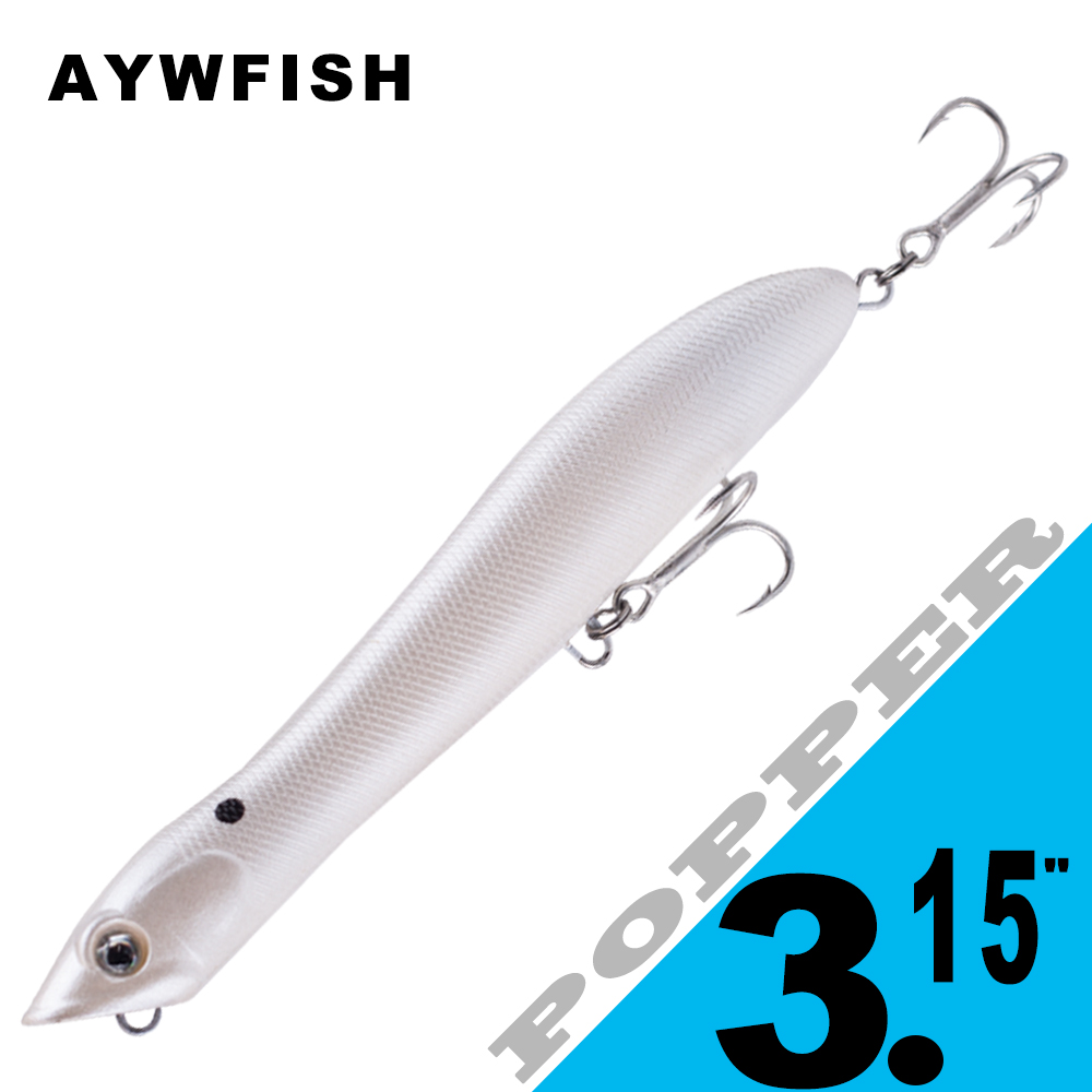 AYWFISH 8CM 6.2G Baby Popper F - Fishing Lure Popper review and price